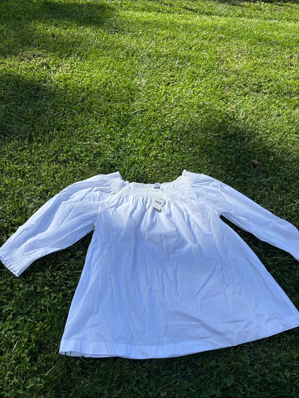 NWT J Jill White Top